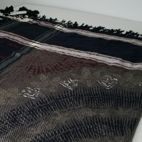 ** SOLD **  Zadig & Voltaire Blanket Scarf - Picture 3 of 6